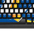 NFL Los Angeles Rams Distressed K95 RGB PLATINUM Mechanical Gaming Keyboard Skin