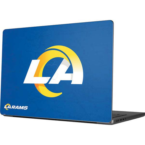 NFL Los Angeles Rams Distressed Apple MacBook Pro 14-inch Skin