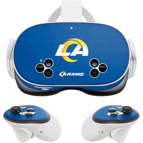 NFL Los Angeles Rams Distressed Meta Quest 3S Skin