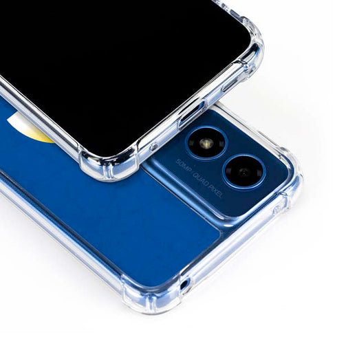 NFL Los Angeles Rams Distressed Moto G 5G (2024) Clear Case