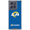 NFL Los Angeles Rams Distressed Moto G Play 5G (2025) Clear Case