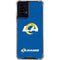 NFL Los Angeles Rams Distressed Moto G Power 5G (2024) Clear Case