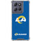 NFL Los Angeles Rams Distressed Moto G Stylus 5G (2025) Clear Case