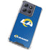 NFL Los Angeles Rams Distressed Moto G Stylus 5G (2025) Clear Case