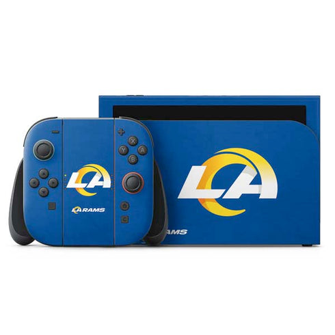 NFL Los Angeles Rams Distressed Nintendo Skins