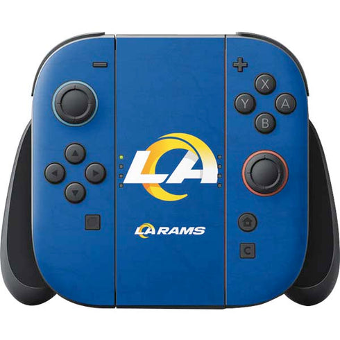 NFL Los Angeles Rams Distressed Nintendo Switch 2 (2025) Joy-Con Controller Skin