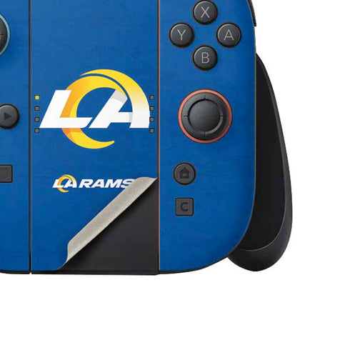 NFL Los Angeles Rams Distressed Nintendo Switch 2 (2025) Joy-Con Controller Skin