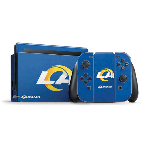 NFL Los Angeles Rams Distressed Nintendo Skins