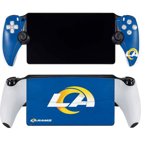 NFL Los Angeles Rams Distressed PlayStation Portal Remote Player Skin