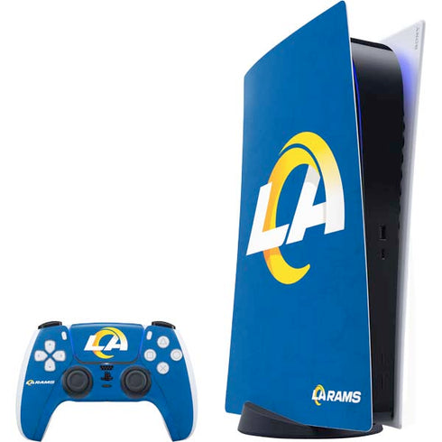 NFL Los Angeles Rams Distressed PlayStation PS5 Skins