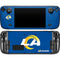 NFL Los Angeles Rams Distressed Steam Deck Handheld Gaming Computer OLED Skin