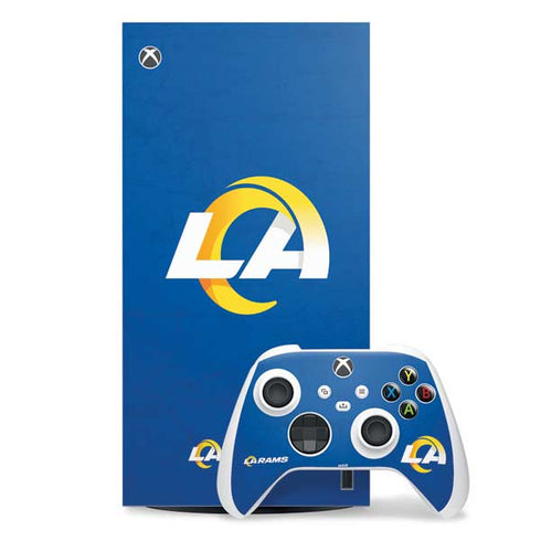 NFL Los Angeles Rams Distressed Xbox Series X Skins