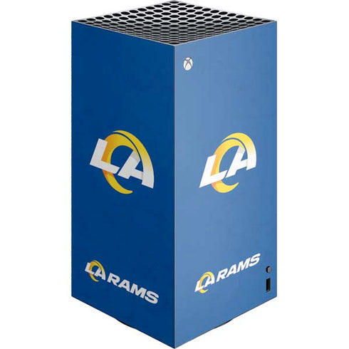 NFL Los Angeles Rams Distressed XBox Series X Digital Edition Console Skin