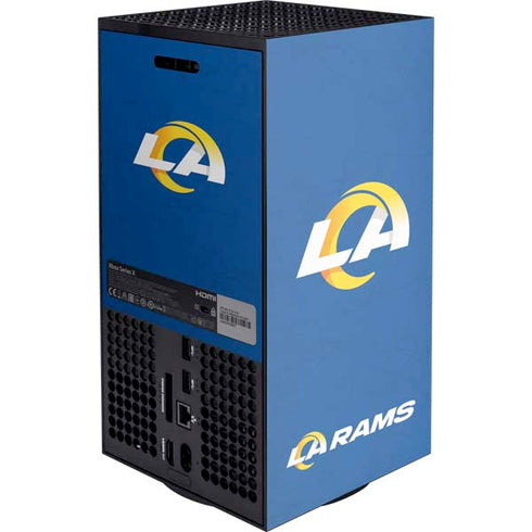 NFL Los Angeles Rams Distressed XBox Series X Digital Edition Console Skin