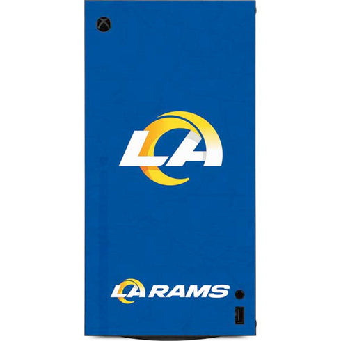 NFL Los Angeles Rams Distressed XBox Series X Digital Edition Console Skin