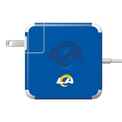 NFL Los Angeles Rams Double Vision 85W Power Adapter (15 and 17 inch MacBook Pro Charger) Skin