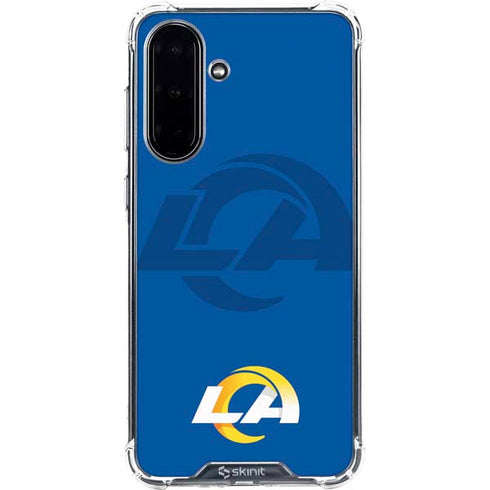 NFL Los Angeles Rams Double Vision Galaxy A36 5G Clear Case