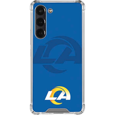 NFL Los Angeles Rams Double Vision Galaxy S24 FE Clear Case
