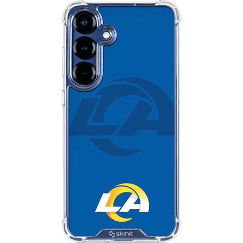 NFL Los Angeles Rams Double Vision Galaxy S25 Clear Case