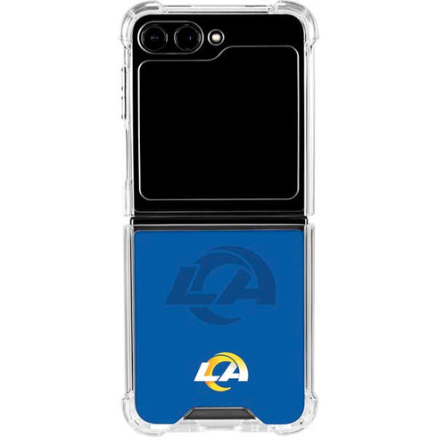 NFL Los Angeles Rams Double Vision Galaxy Z Flip6 Clear Case