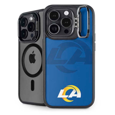 NFL Los Angeles Rams Double Vision iPhone 14 Pro Max Kickstand Case