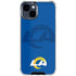 NFL Los Angeles Rams Double Vision iPhone 15 Clear Case
