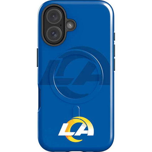 NFL Los Angeles Rams Double Vision iPhone 16 Magsafe Impact Case