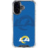 NFL Los Angeles Rams Double Vision iPhone 16 Plus Clear Case