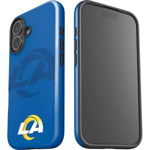 NFL Los Angeles Rams Double Vision iPhone 16 Plus Impact Case