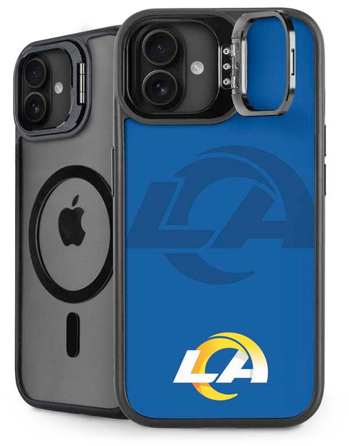 NFL Los Angeles Rams Double Vision iPhone 16 Plus Kickstand Case