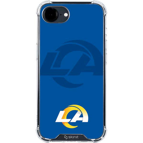 NFL Los Angeles Rams Double Vision iPhone 16e Clear Case