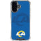NFL Los Angeles Rams Double Vision iPhone 17 Clear Case