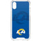 NFL Los Angeles Rams Double Vision iPhone XS Clear Case
