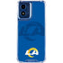NFL Los Angeles Rams Double Vision Moto G 5G (2024) Clear Case