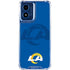 NFL Los Angeles Rams Double Vision Moto G Play 4G (2024) Clear Case
