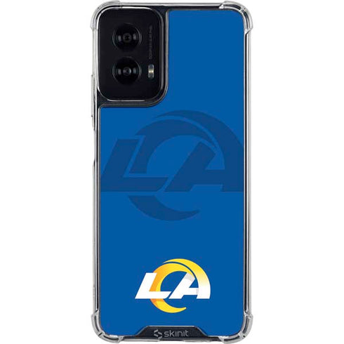 NFL Los Angeles Rams Double Vision Moto G Power 5G (2024) Clear Case