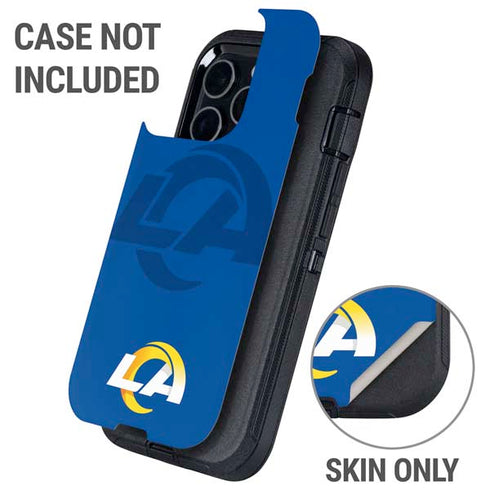 NFL Los Angeles Rams Double Vision Otterbox Defender iPhone Skin