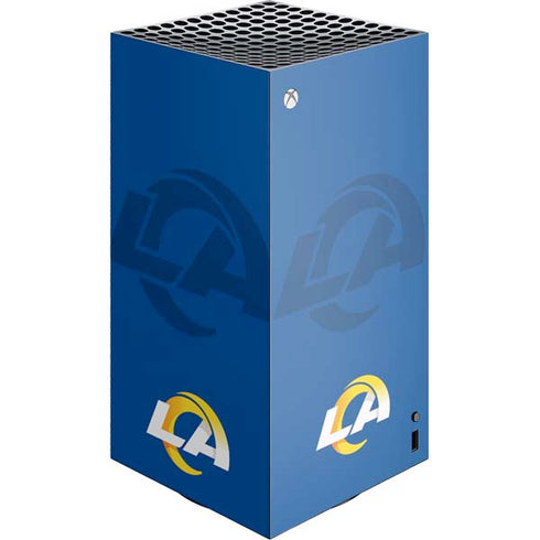 NFL Los Angeles Rams Double Vision XBox Series X Digital Edition Console Skin