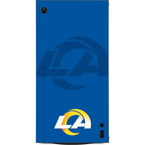 NFL Los Angeles Rams Double Vision XBox Series X Digital Edition Console Skin