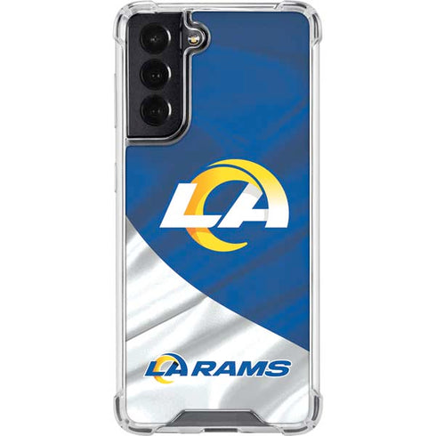 NFL Los Angeles Rams Galaxy S22 Clear Case