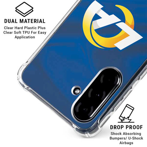 NFL Los Angeles Rams Galaxy A36 5G Clear Case