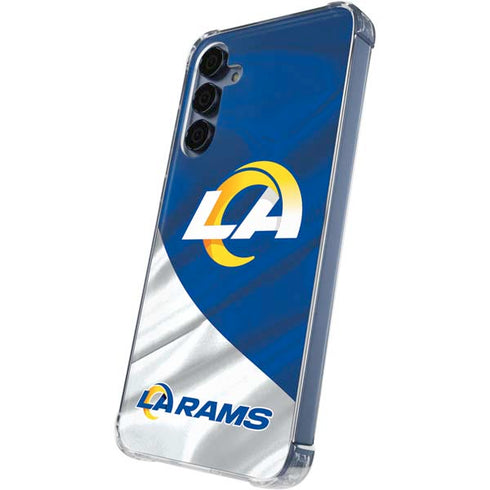 NFL Los Angeles Rams Galaxy A55 5G Clear Case