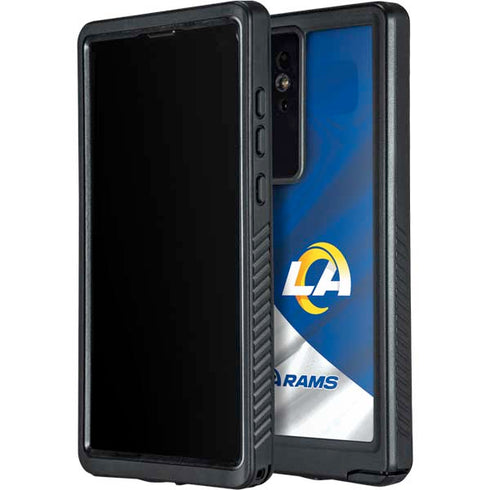NFL Los Angeles Rams Galaxy S24 Ultra Waterproof Case