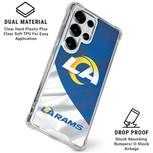 NFL Los Angeles Rams Galaxy S25 Ultra Clear Case