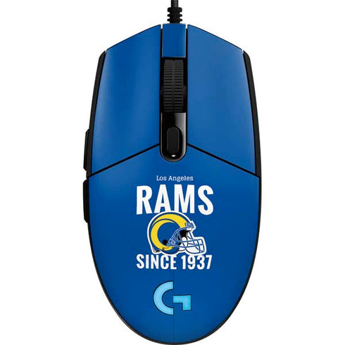 NFL Los Angeles Rams Helmet G203 Prodigy RGB Wired Gaming Mouse Skin