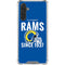NFL Los Angeles Rams Helmet Galaxy A17 Clear Case