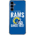 NFL Los Angeles Rams Helmet Galaxy A55 5G Clear Case