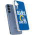 NFL Los Angeles Rams Helmet Galaxy A55 5G Clear Case