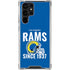 NFL Los Angeles Rams Helmet Galaxy S23 Ultra Clear Case