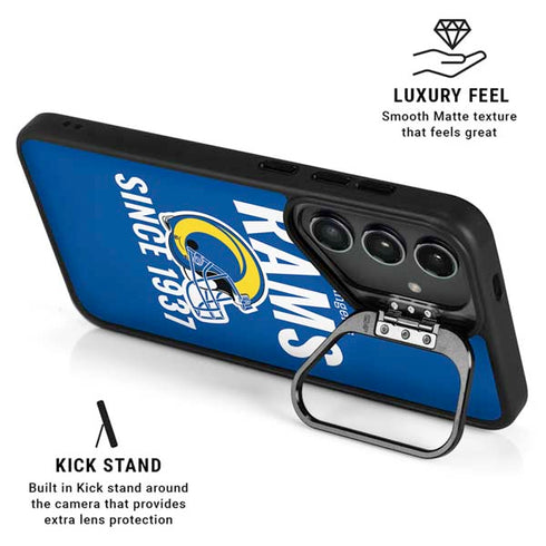 NFL Los Angeles Rams Helmet Galaxy S25 Kickstand Case